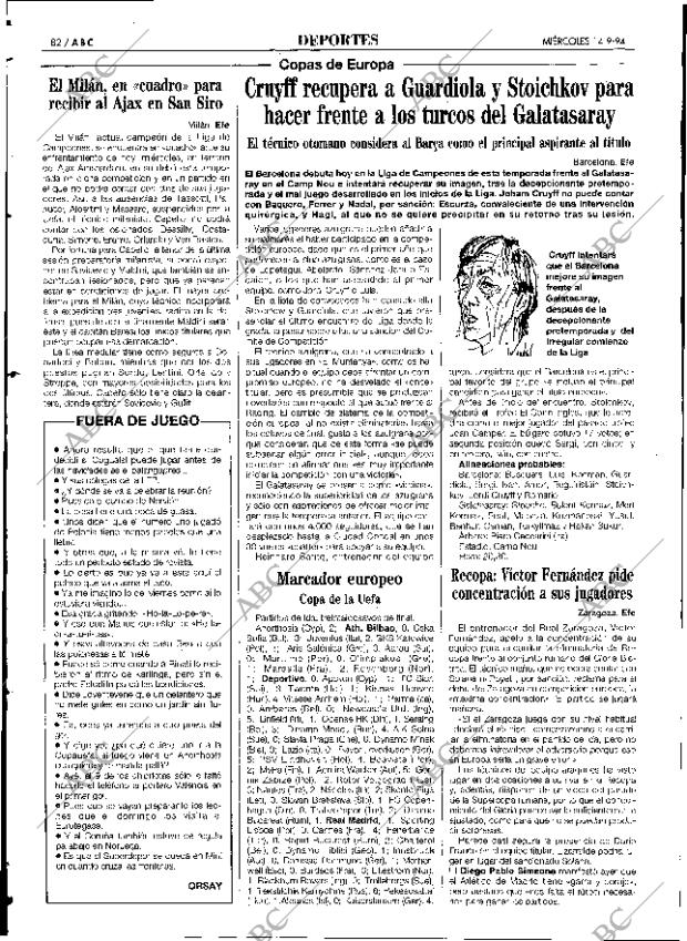 ABC SEVILLA 14-09-1994 página 82