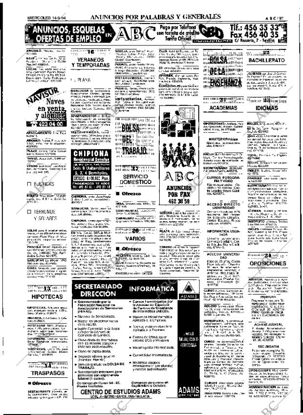 ABC SEVILLA 14-09-1994 página 97
