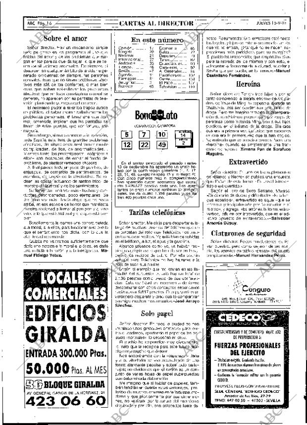 ABC SEVILLA 15-09-1994 página 16