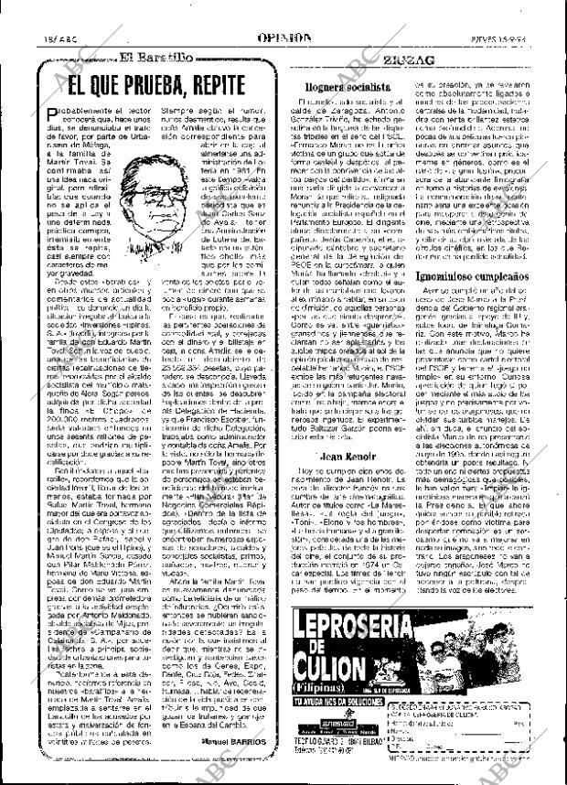 ABC SEVILLA 15-09-1994 página 18