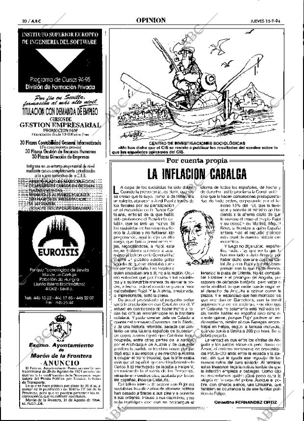 ABC SEVILLA 15-09-1994 página 20