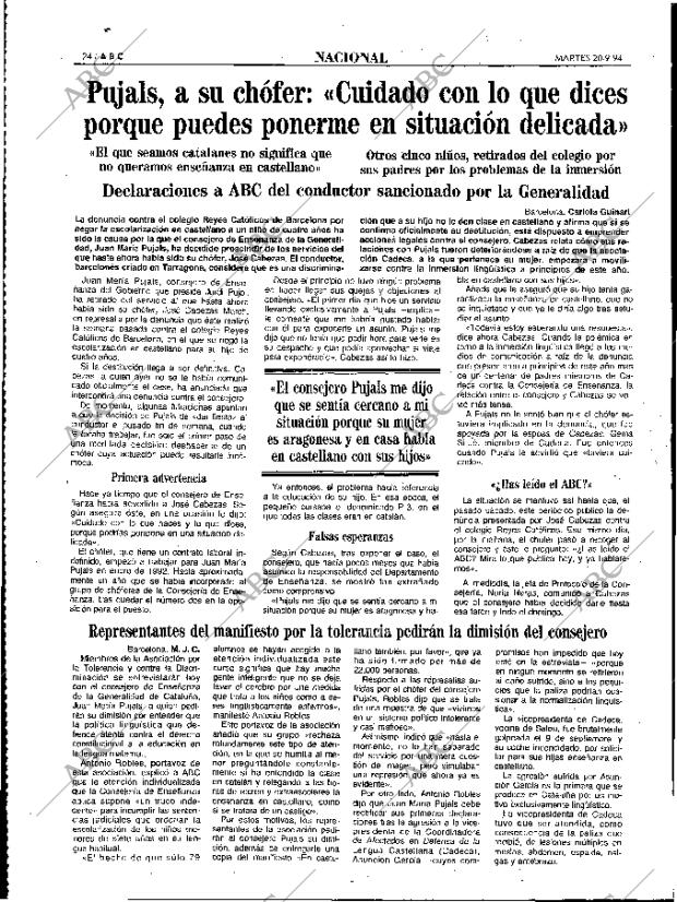 ABC MADRID 20-09-1994 página 24