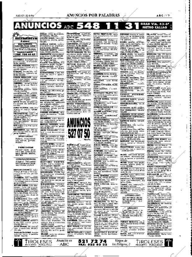 ABC MADRID 22-09-1994 página 119