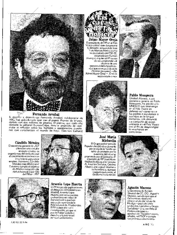 ABC MADRID 22-09-1994 página 13