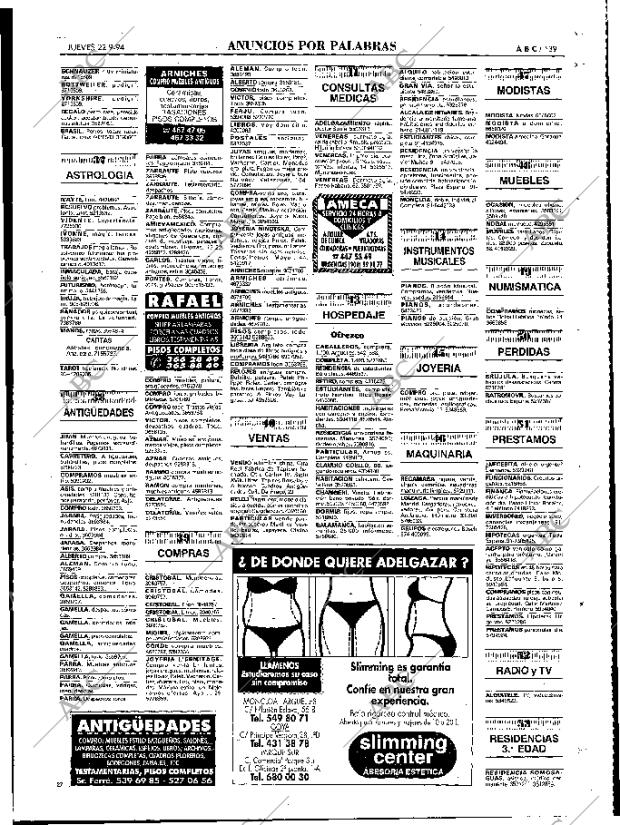 ABC MADRID 22-09-1994 página 139