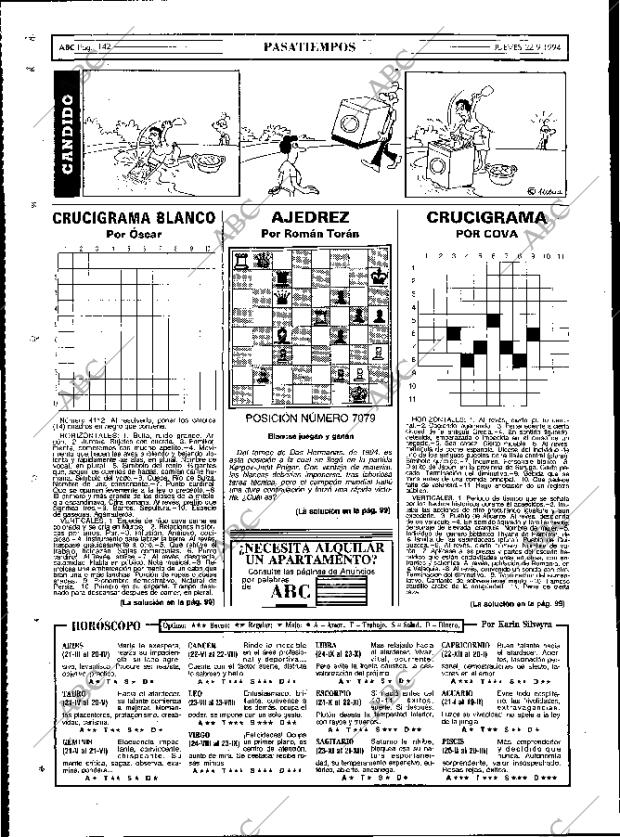 ABC MADRID 22-09-1994 página 142