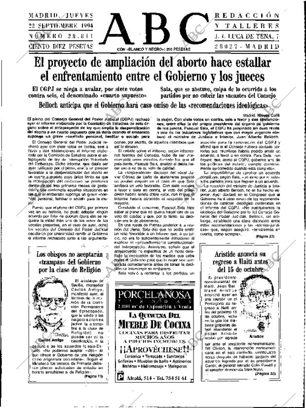 ABC MADRID 22-09-1994 página 17