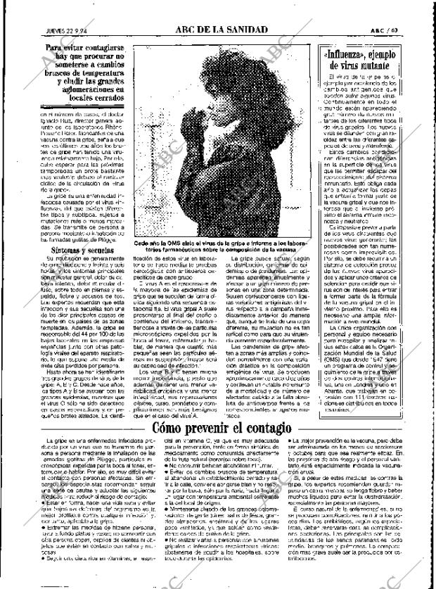 ABC MADRID 22-09-1994 página 63