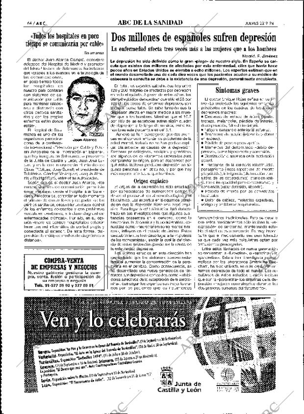 ABC MADRID 22-09-1994 página 64