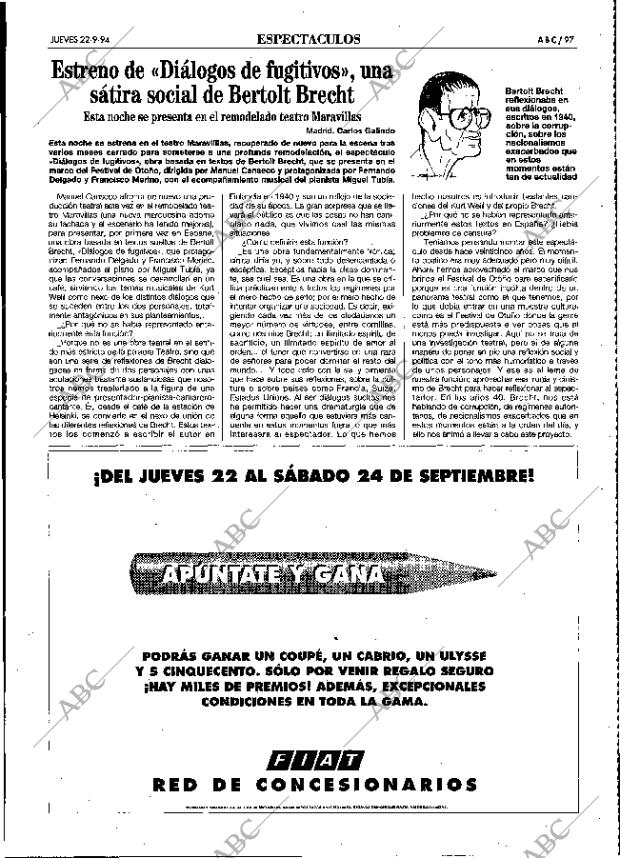 ABC MADRID 22-09-1994 página 97