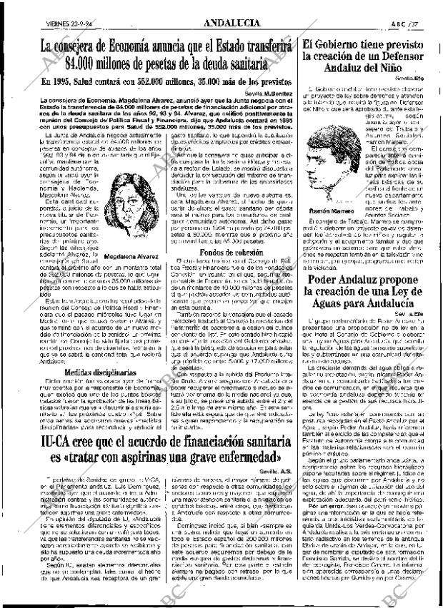 ABC SEVILLA 23-09-1994 página 37