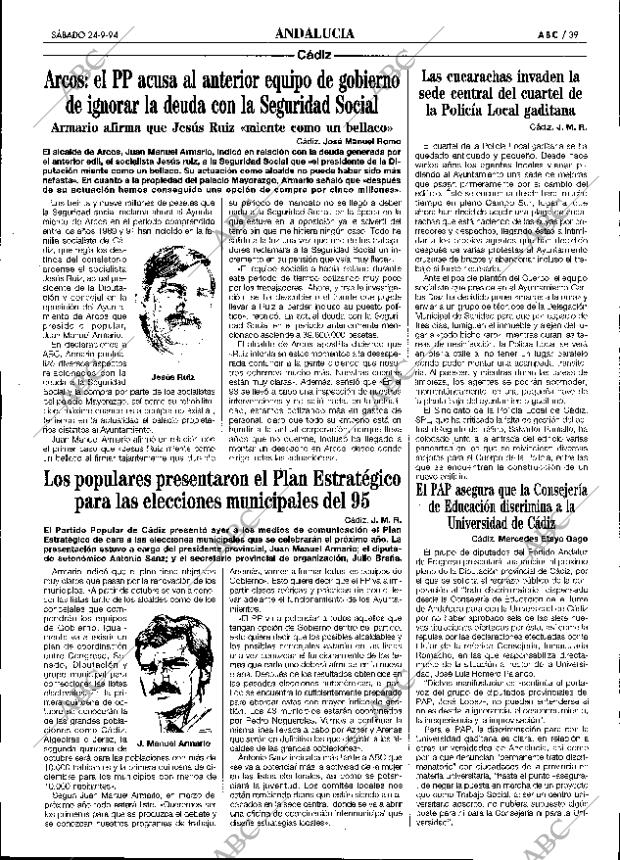 ABC SEVILLA 24-09-1994 página 39