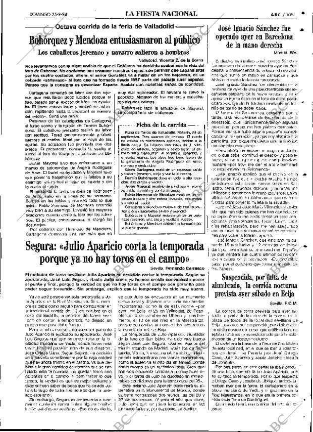 ABC SEVILLA 25-09-1994 página 105