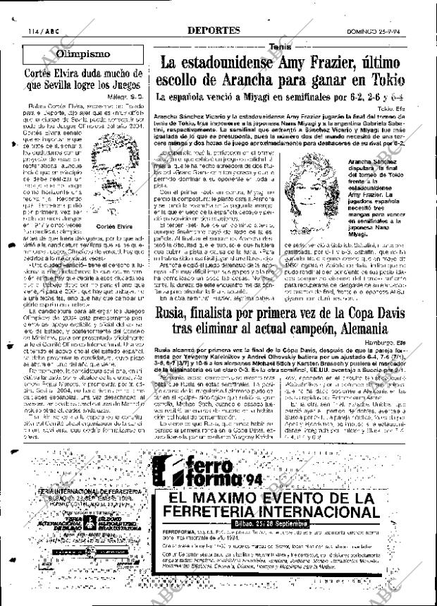 ABC SEVILLA 25-09-1994 página 114