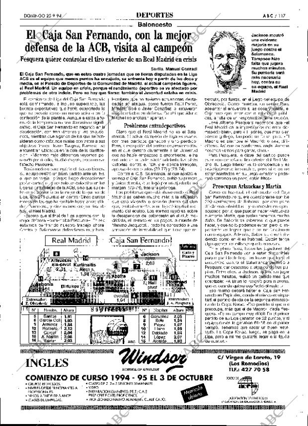 ABC SEVILLA 25-09-1994 página 117