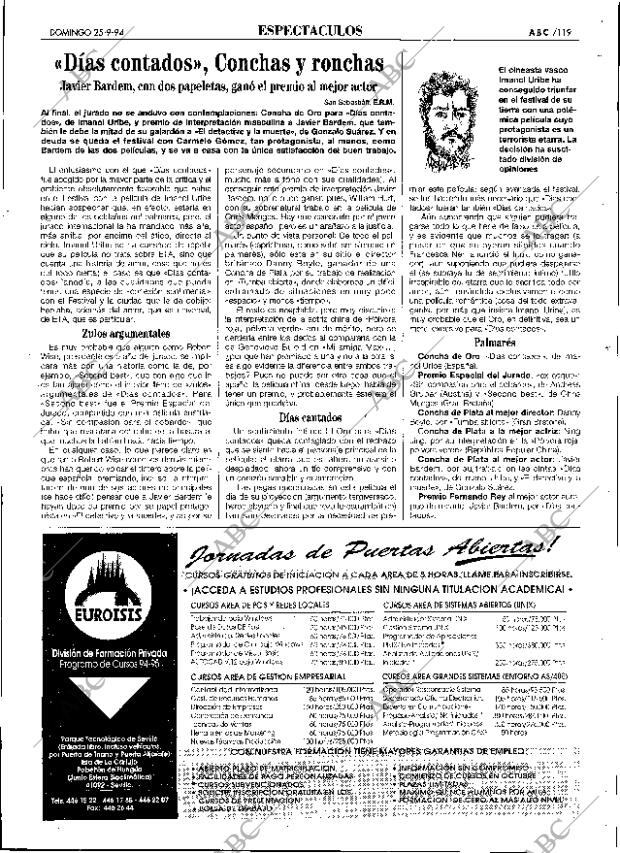 ABC SEVILLA 25-09-1994 página 119