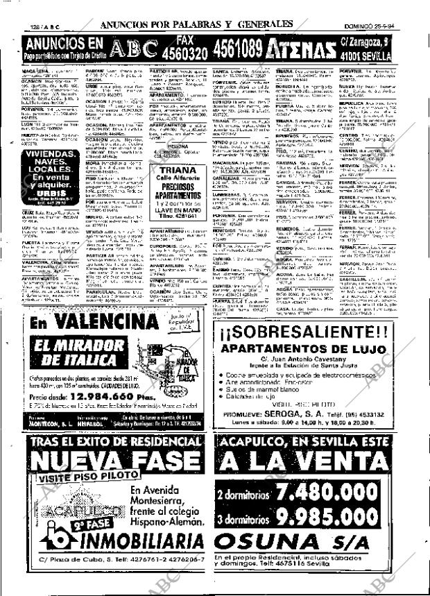 ABC SEVILLA 25-09-1994 página 126