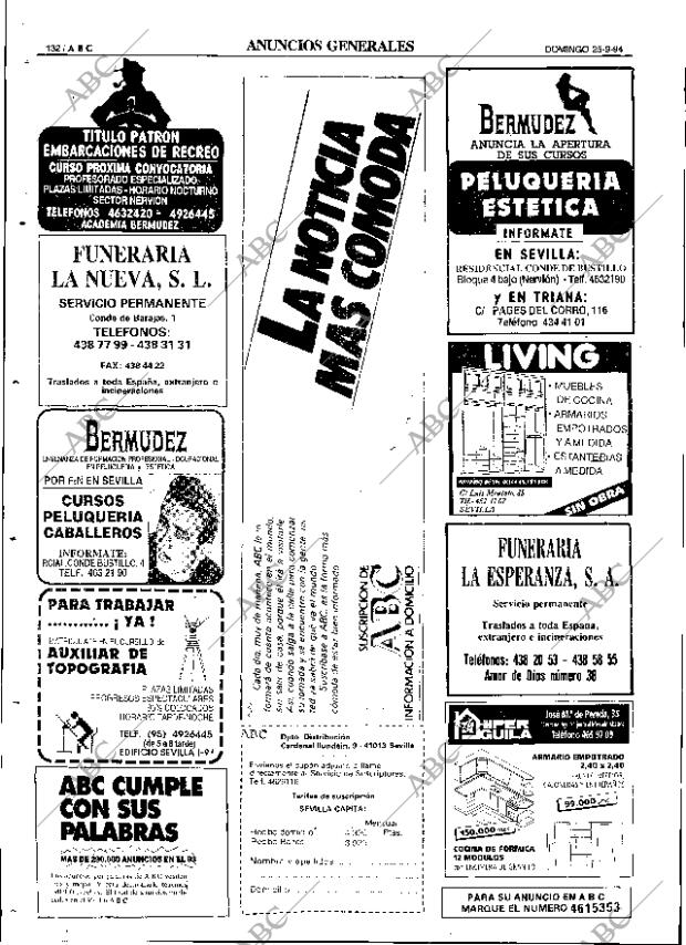 ABC SEVILLA 25-09-1994 página 132