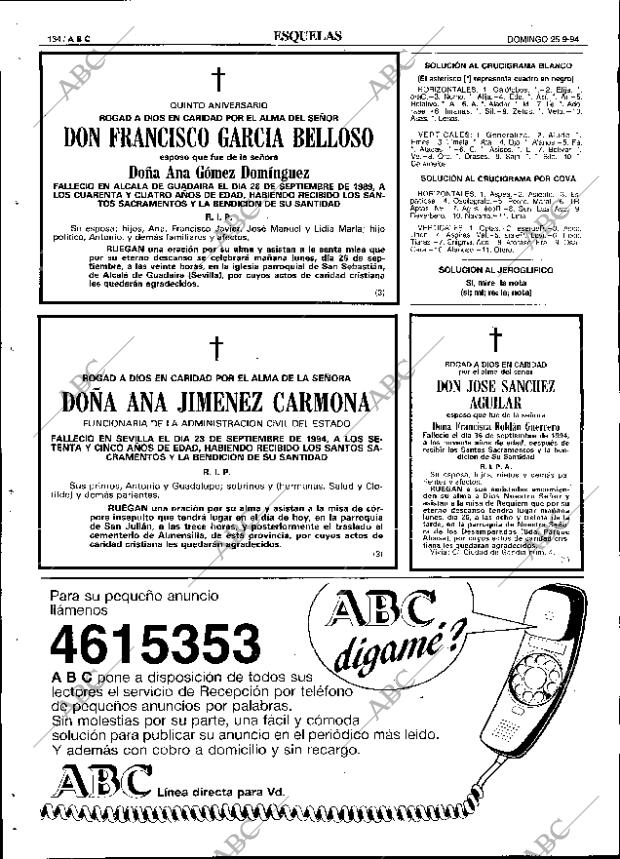 ABC SEVILLA 25-09-1994 página 134