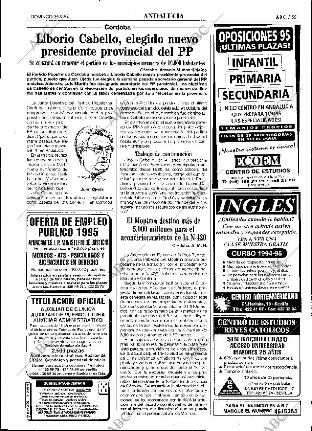 ABC SEVILLA 25-09-1994 página 55