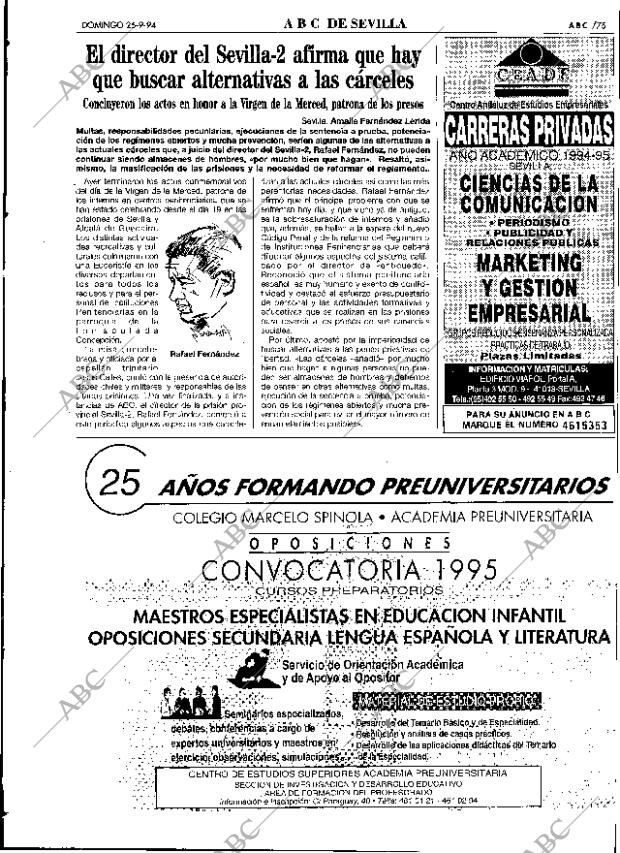 ABC SEVILLA 25-09-1994 página 75