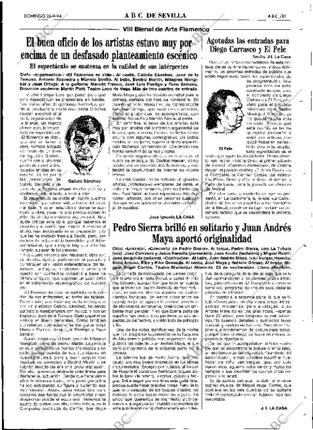 ABC SEVILLA 25-09-1994 página 81