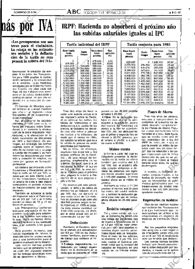 ABC SEVILLA 25-09-1994 página 97