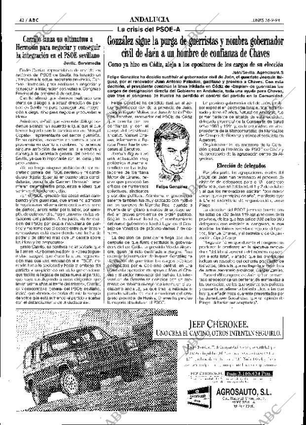 ABC SEVILLA 26-09-1994 página 42