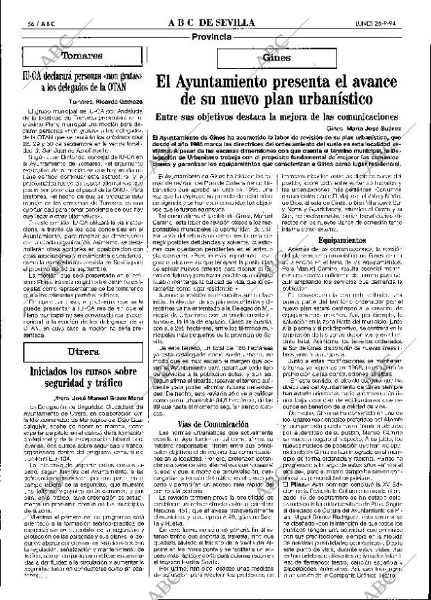 ABC SEVILLA 26-09-1994 página 56