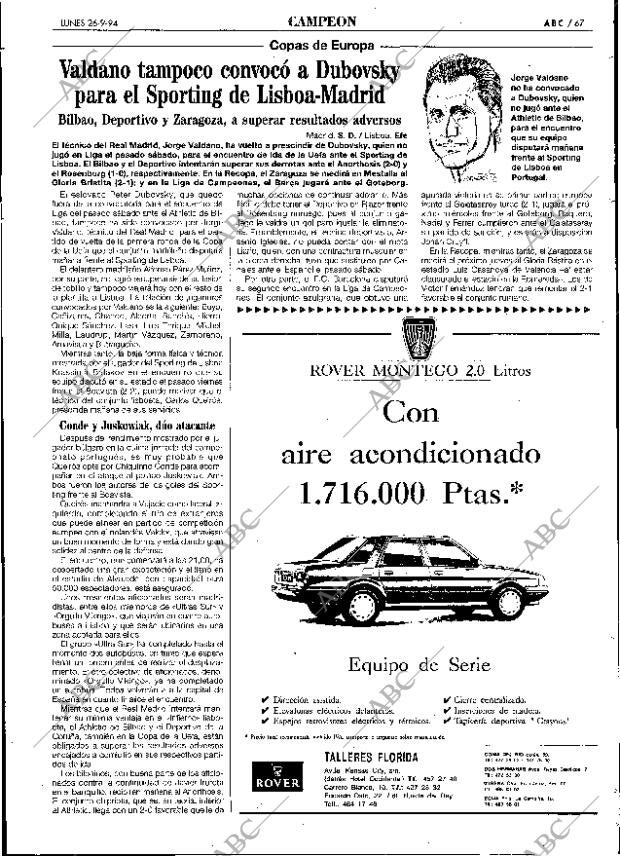 ABC SEVILLA 26-09-1994 página 67