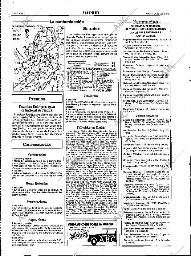 ABC MADRID 28-09-1994 página 74