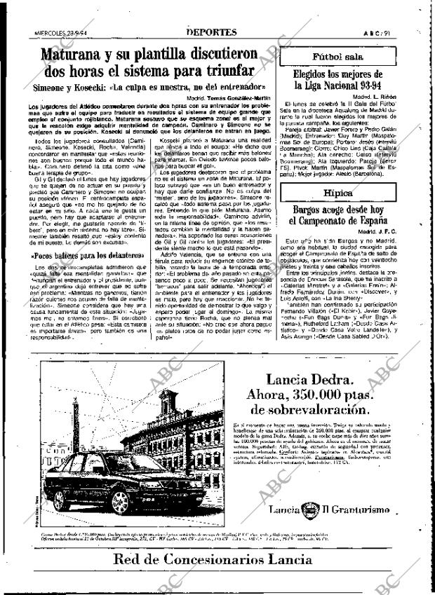 ABC MADRID 28-09-1994 página 91