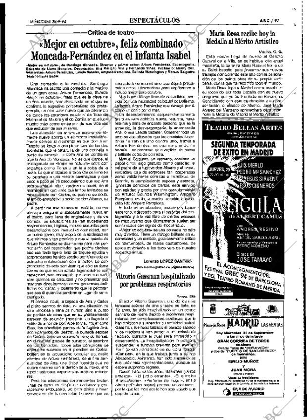 ABC MADRID 28-09-1994 página 97