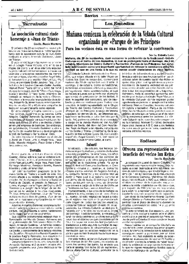 ABC SEVILLA 28-09-1994 página 60