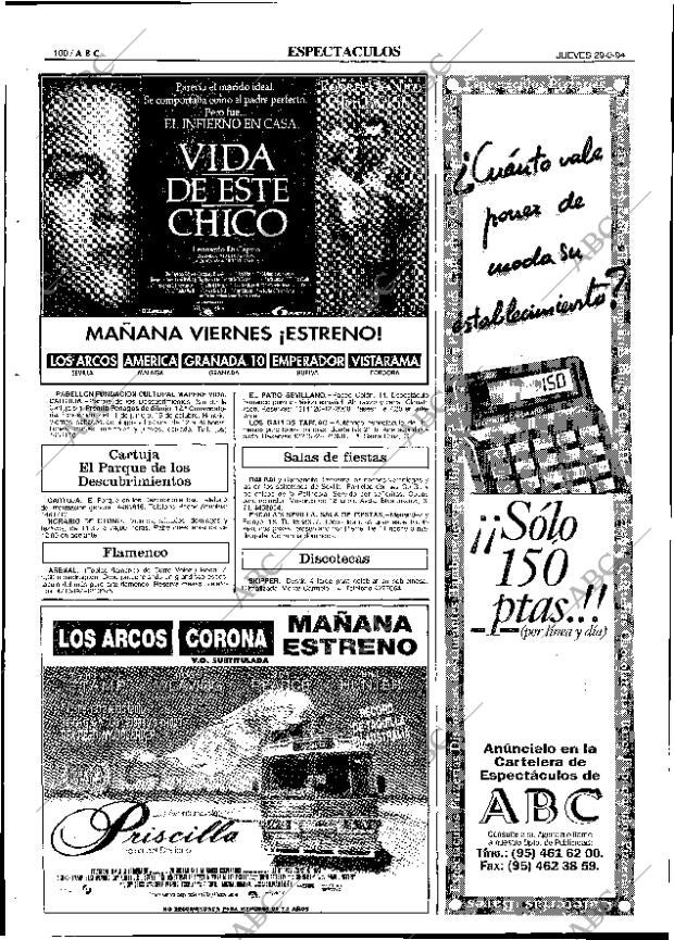 ABC SEVILLA 29-09-1994 página 100