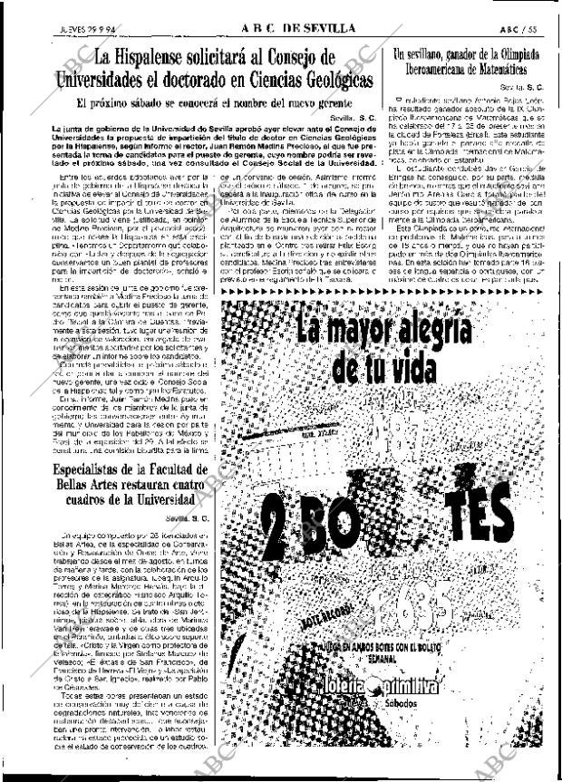 ABC SEVILLA 29-09-1994 página 55