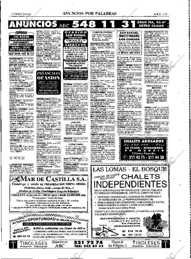 ABC MADRID 30-09-1994 página 113