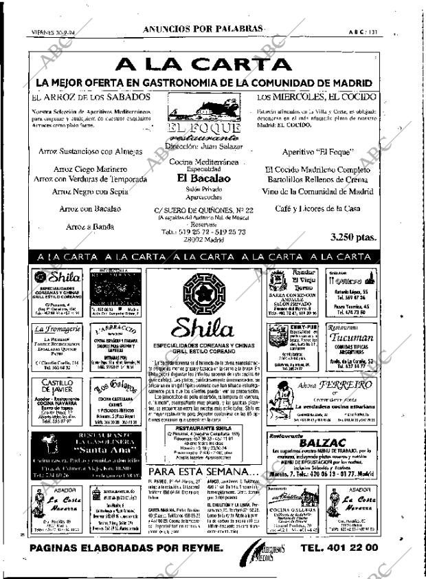 ABC MADRID 30-09-1994 página 131