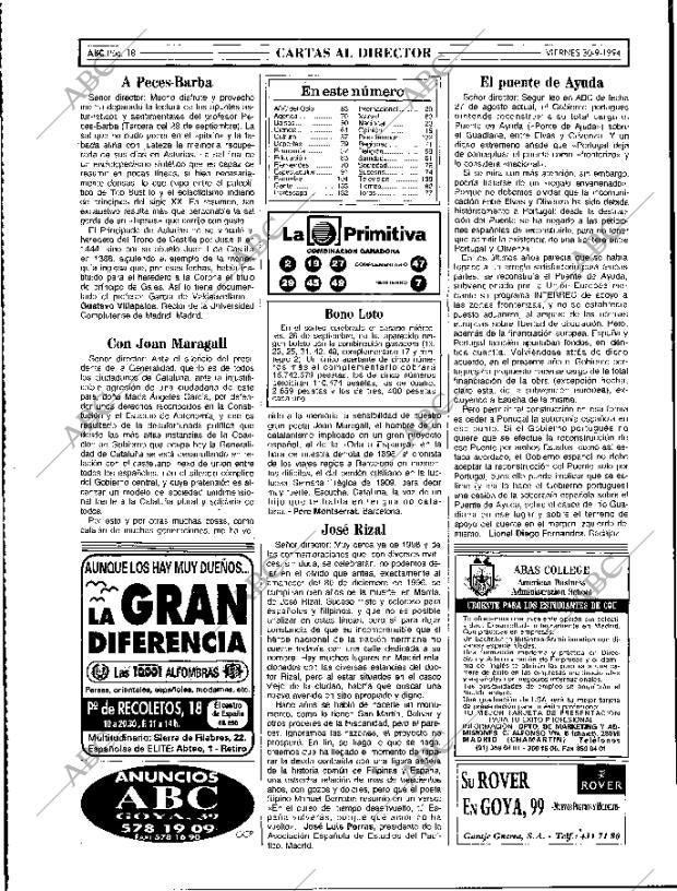 ABC MADRID 30-09-1994 página 18