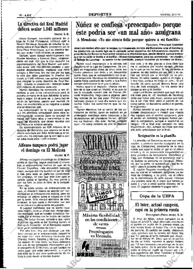 ABC MADRID 30-09-1994 página 80