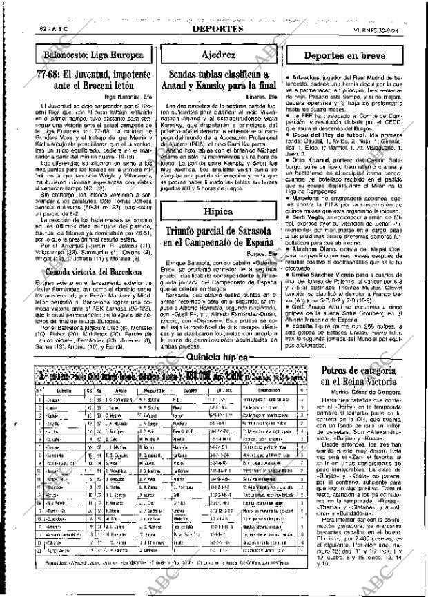 ABC MADRID 30-09-1994 página 82