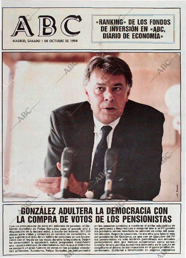 ABC MADRID 01-10-1994 página 1