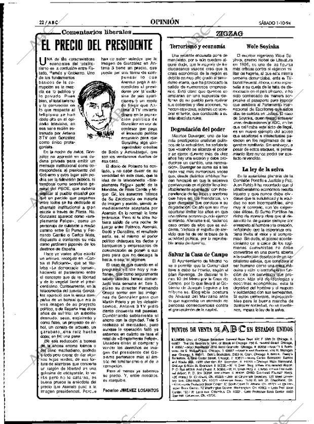 ABC MADRID 01-10-1994 página 22