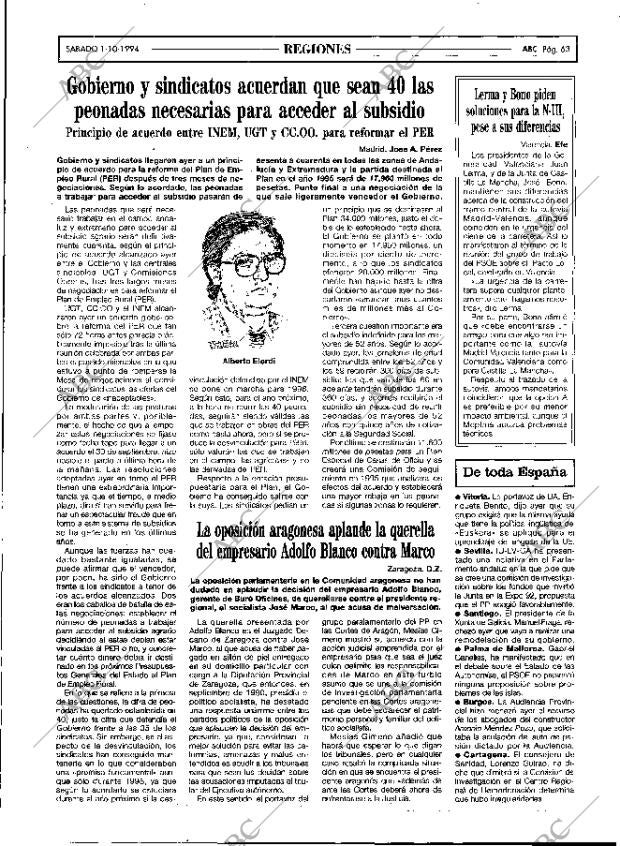 ABC MADRID 01-10-1994 página 63