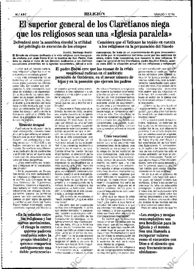 ABC MADRID 01-10-1994 página 80