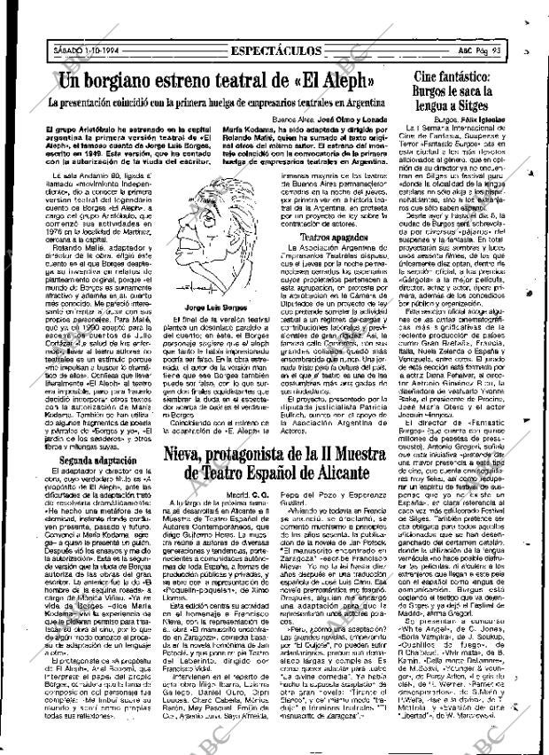 ABC MADRID 01-10-1994 página 93
