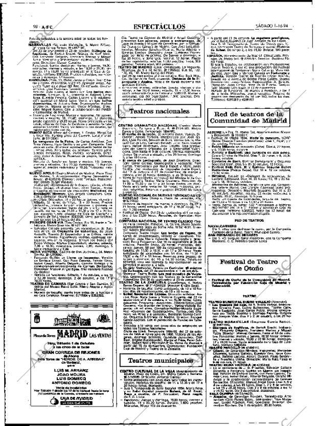 ABC MADRID 01-10-1994 página 98