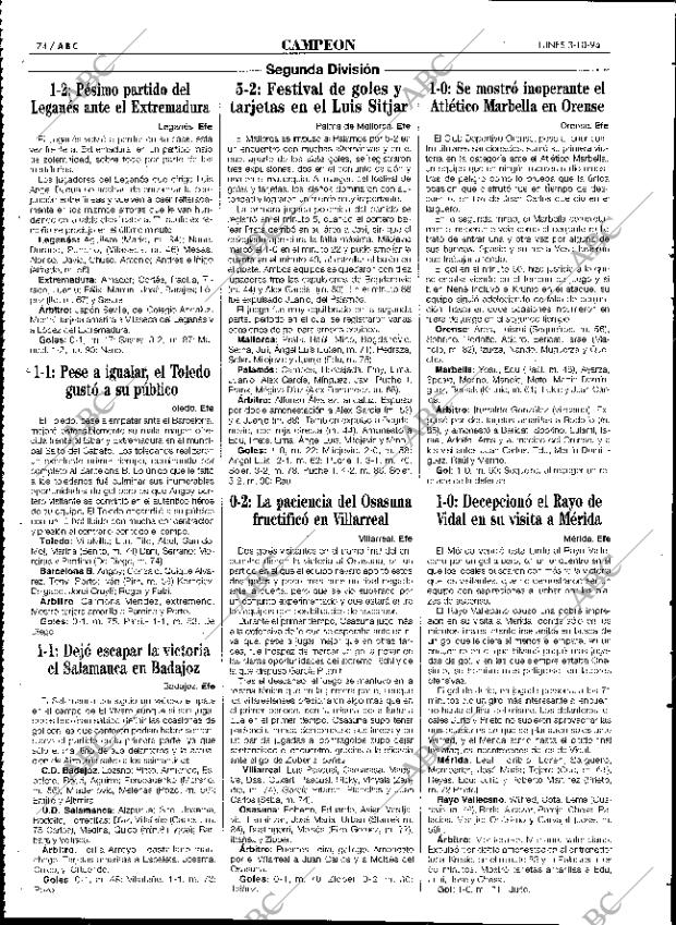 ABC SEVILLA 03-10-1994 página 74