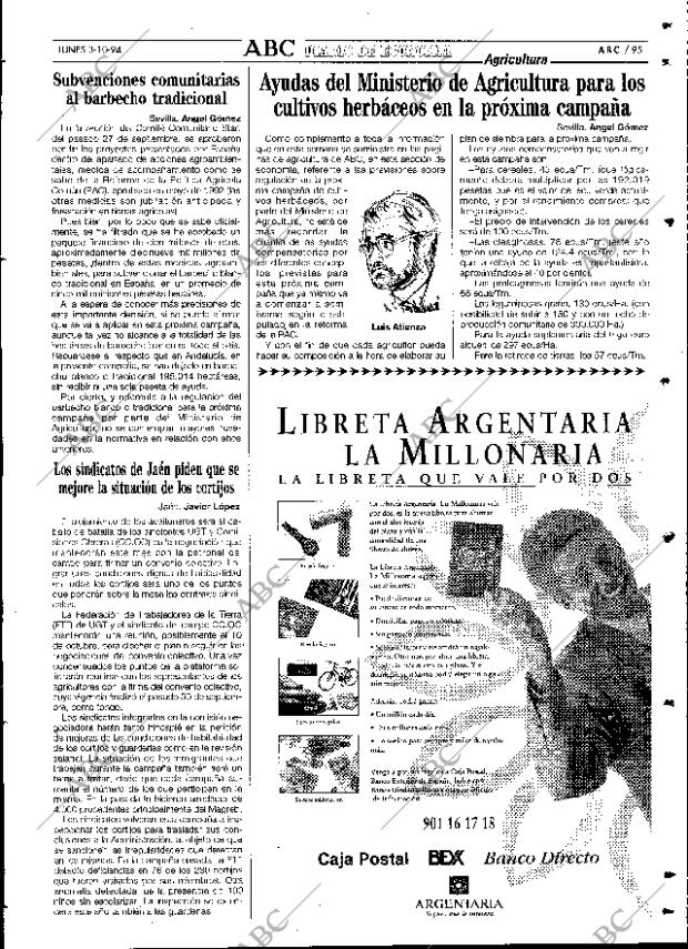 ABC SEVILLA 03-10-1994 página 95