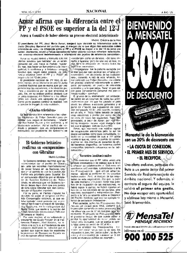 ABC MADRID 04-10-1994 página 25